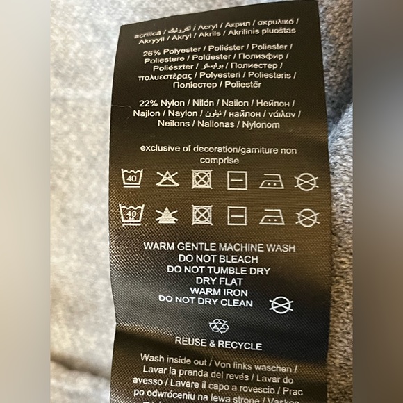 Long grey cardigan.  Veto Moda, M - Picture 4 of 5